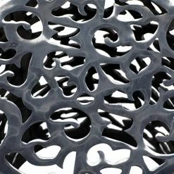 Brand new 👍 Grayson Lane Contemporary Silver Aluminum Round Stool 🛒 -GRAYSON LANE Sales 2022 330857357 AlternateImage3 l