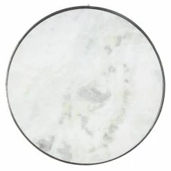 Hot Sale 🔔 Grayson Lane Contemporary Silver Granite/Marble Round End Table 👏 -GRAYSON LANE Sales 2022 330857358 AlternateImage5 l