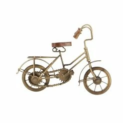 Hot Sale 🤩 Grayson Lane Set of 2 11-in x 8-in Vintage Gold Bicycle Sculpture ❤️ -GRAYSON LANE Sales 2022 330857361 AlternateImage3 l