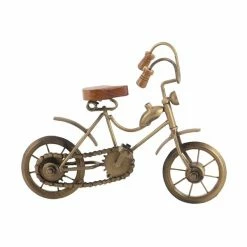 Hot Sale 🤩 Grayson Lane Set of 2 11-in x 8-in Vintage Gold Bicycle Sculpture ❤️ -GRAYSON LANE Sales 2022 330857361 AlternateImage4 l