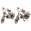 Hot Sale 🤩 Grayson Lane Set of 2 11-in x 8-in Vintage Gold Bicycle Sculpture ❤️