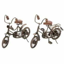 Hot Sale 🤩 Grayson Lane Set of 2 11-in x 8-in Vintage Gold Bicycle Sculpture ❤️