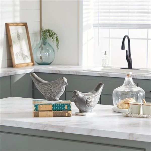 Hot Sale 🛒 Grayson Lane Set of 2 16.75-in x 18.25-in Coastal Brown Ceramic Bird Sculpture 🎁 2 Hot Sale 🛒 Grayson Lane Set of 2 16.75-in x 18.25-in Coastal Brown Ceramic Bird Sculpture 🎁 - Image 2