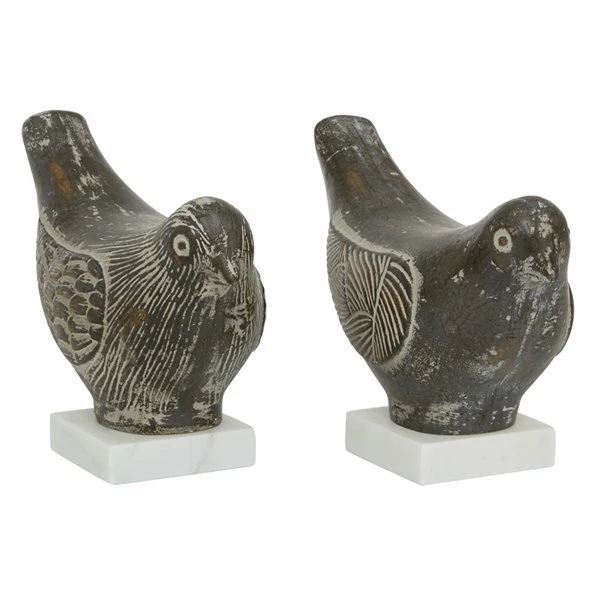 Hot Sale 🛒 Grayson Lane Set of 2 16.75-in x 18.25-in Coastal Brown Ceramic Bird Sculpture 🎁 4 Hot Sale 🛒 Grayson Lane Set of 2 16.75-in x 18.25-in Coastal Brown Ceramic Bird Sculpture 🎁 - Image 4