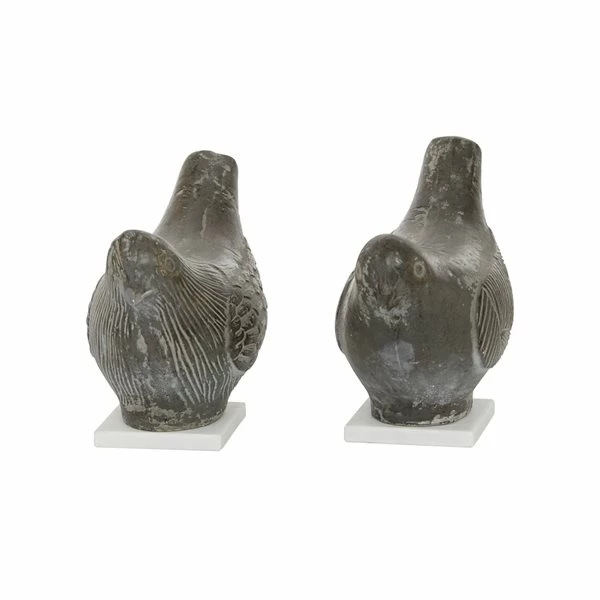 Hot Sale 🛒 Grayson Lane Set of 2 16.75-in x 18.25-in Coastal Brown Ceramic Bird Sculpture 🎁 5 Hot Sale 🛒 Grayson Lane Set of 2 16.75-in x 18.25-in Coastal Brown Ceramic Bird Sculpture 🎁 - Image 5