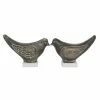 Hot Sale 🛒 Grayson Lane Set of 2 16.75-in x 18.25-in Coastal Brown Ceramic Bird Sculpture 🎁