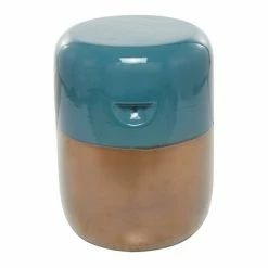 Buy 👏 Grayson Lane Blue Composite Round End Table 👏 -GRAYSON LANE Sales 2022 330857365 AlternateImage7 l