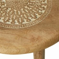Best Pirce ❤️ Grayson Lane Traditional Light Brown Mango Wood Accent Table 😉 -GRAYSON LANE Sales 2022 330857367 AlternateImage3 l