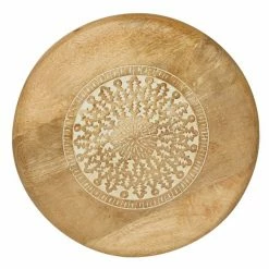 Best Pirce ❤️ Grayson Lane Traditional Light Brown Mango Wood Accent Table 😉 -GRAYSON LANE Sales 2022 330857367 AlternateImage5 l