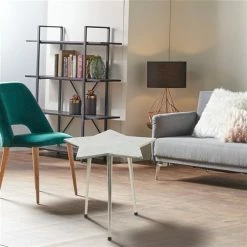 Budget 😉 Grayson Lane Silver Metal Live Edge End Table 😀 7 Budget 😉 Grayson Lane Silver Metal Live Edge End Table 😀 -GRAYSON LANE Sales 2022 330857368 AlternateImage2 l