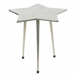 Budget 😉 Grayson Lane Silver Metal Live Edge End Table 😀 9 Budget 😉 Grayson Lane Silver Metal Live Edge End Table 😀 -GRAYSON LANE Sales 2022 330857368 AlternateImage5 l