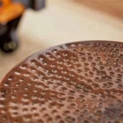 Wholesale 😉 Grayson Lane Brown Metal Round End Table 🌟 -GRAYSON LANE Sales 2022 330857369 AlternateImage2 l