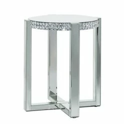 Top 10 😍 Grayson Lane Silver Mirror Round End Table 😍