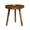Best reviews of ❤️ Grayson Lane Contemporary Brown Teak Wood Round End Table 😉