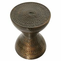 New 💯 Grayson Lane Industrial Bronze Iron Round End Table 🛒 -GRAYSON LANE Sales 2022 330857374 AlternateImage5 l
