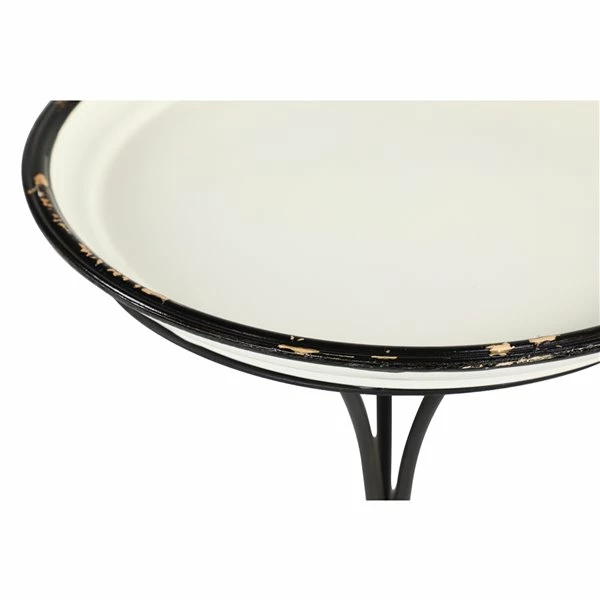 Buy 💯 Grayson Lane Farmhouse Black Iron and Pine Wood Round End Table 😉 4 Buy 💯 Grayson Lane Farmhouse Black Iron and Pine Wood Round End Table 😉 - Image 4