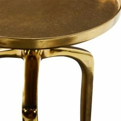 Best reviews of 🎉 Grayson Lane Gold Aluminum Round End Table 🥰 -GRAYSON LANE Sales 2022 330857387 AlternateImage3 l