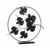 Best Sale 🛒 Grayson Lane 23-in x 24-in Contemporary Black Metal Leaves Sculpture 🤩