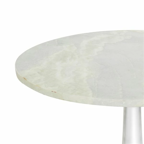 Wholesale 𧨠Grayson Lane Traditional White Granite/Marble Round End Table π₯° 5 Wholesale 𧨠Grayson Lane Traditional White Granite/Marble Round End Table π₯° - Image 5