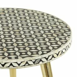 Budget 🔥 Grayson Lane Gold Wood Round End Table 😉 -GRAYSON LANE Sales 2022 330857397 AlternateImage3 l