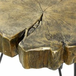 Budget 😀 Grayson Lane Gold Resin Live Edge End Table 💯 -GRAYSON LANE Sales 2022 330857405 AlternateImage4 l
