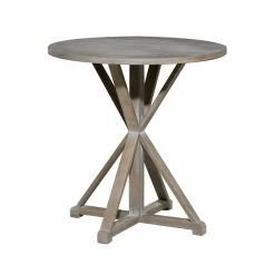 Best deal β Grayson Lane Farmhouse Brown/Grey Wood Round End Table β€οΈ