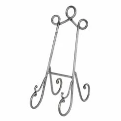 Promo 🎁 Grayson Lane 6-in x 14-in Traditional Easel in Grey Metal 💯