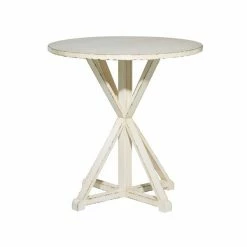 Cheap 🎉 Grayson Lane Farmhouse White Wood Round End Table ⭐ -GRAYSON LANE Sales 2022 330857423 AlternateImage5 l