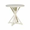 Cheap 🎉 Grayson Lane Farmhouse White Wood Round End Table ⭐