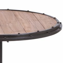 Best reviews of ⭐ Grayson Lane Industrial Black Chinese Fir and Metal Round End Table ❤️ -GRAYSON LANE Sales 2022 330857424 AlternateImage3 l