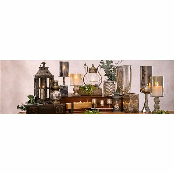 Best Pirce 🎁 Grayson Lane Set of 2 Glam White Glass Pillar Candle Holder ⌛ 5 Best Pirce 🎁 Grayson Lane Set of 2 Glam White Glass Pillar Candle Holder ⌛ - Image 5