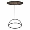 Brand new 💯 Grayson Lane Contemporary Black Metal Round Accent Table ⭐