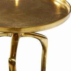 Wholesale ⭐ Grayson Lane Gold Metal Round End Table 🥰 -GRAYSON LANE Sales 2022 330857438 AlternateImage3 l