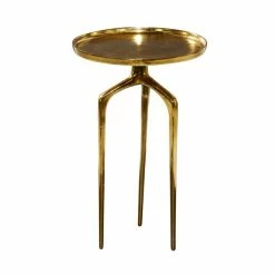 Wholesale ⭐ Grayson Lane Gold Metal Round End Table 🥰