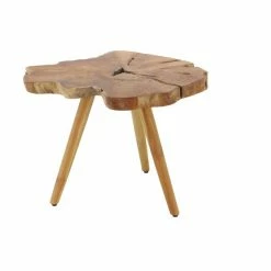 Cheapest 😀 Grayson Lane Rustic Brown Teak Wood Live Edge End Table 😉 -GRAYSON LANE Sales 2022 330857439 AlternateImage6 l