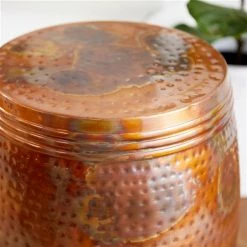 Promo ✨ Grayson Lane Vintage Copper Metal Round End Table ⌛ -GRAYSON LANE Sales 2022 330857454 AlternateImage2 l