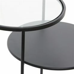 Cheap 🤩 Grayson Lane Modern Black Glass Round End Table ❤️ -GRAYSON LANE Sales 2022 330857456 AlternateImage3 l