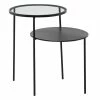 Cheap 🤩 Grayson Lane Modern Black Glass Round End Table ❤️