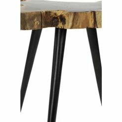 Budget 💯 Grayson Lane Brown Rosewood and Metal Live Edge End Table 👏 -GRAYSON LANE Sales 2022 330857457 AlternateImage3 l