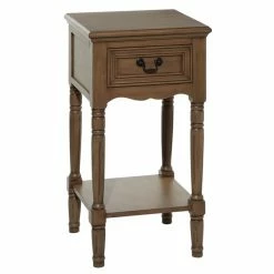 Best deal 🥰 Grayson Lane Traditional Brown Wood Square End Table 🌟