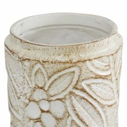 Deals 😉 Grayson Lane Set of 2 Farmhouse White Decorative Jars 🌟 -GRAYSON LANE Sales 2022 330857461 AlternateImage3 l