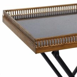 Wholesale 🎉 Grayson Lane Traditional Gold Granite/Marble Rectangular End Table 🎉 -GRAYSON LANE Sales 2022 330857474 AlternateImage4 l