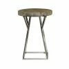 Cheapest 🌟 Grayson Lane Brown Wood and Stainless Steel Round End Table 💯