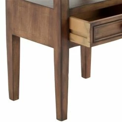 Discount 🔥 Grayson Lane Traditional Brown Pine Wood Rectangle End Table 🎉 -GRAYSON LANE Sales 2022 330857478 AlternateImage4 l