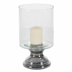 Budget 👏 Grayson Lane Clear Glass Hurricane Candle Holder ❤️