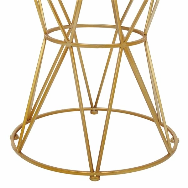 Hot Sale ๐ Grayson Lane Gold Glass Round End Table โค๏ธ 3 Hot Sale ๐ Grayson Lane Gold Glass Round End Table โค๏ธ - Image 3