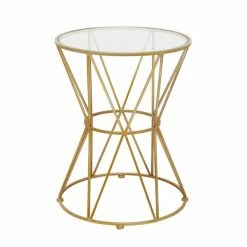Hot Sale ๐ Grayson Lane Gold Glass Round End Table โค๏ธ 8 Hot Sale ๐ Grayson Lane Gold Glass Round End Table โค๏ธ -GRAYSON LANE Sales 2022 330857480 AlternateImage5 l