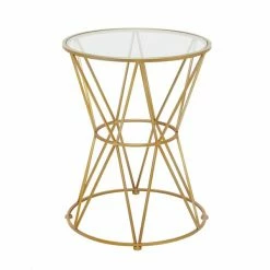 Hot Sale ๐ Grayson Lane Gold Glass Round End Table โค๏ธ 9 Hot Sale ๐ Grayson Lane Gold Glass Round End Table โค๏ธ -GRAYSON LANE Sales 2022 330857480 AlternateImage7 l