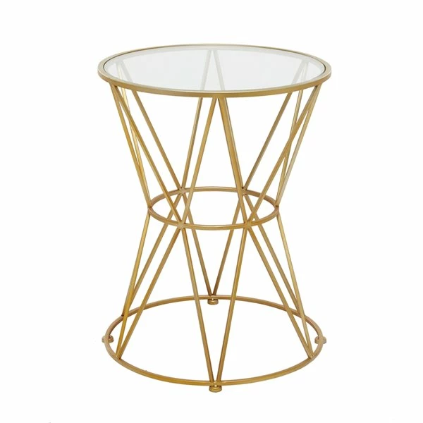 Hot Sale ๐ Grayson Lane Gold Glass Round End Table โค๏ธ 5 Hot Sale ๐ Grayson Lane Gold Glass Round End Table โค๏ธ - Image 5