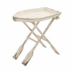 Deals ❤️ Grayson Lane White Wood Corner End Table 🌟